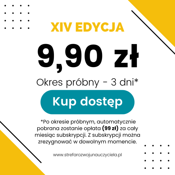 STREFA ROZWOJU NAUCZYCIELA - XIV